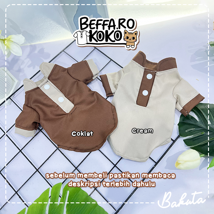 Baju Kucing Tank Edisi Beffaro Tank Lebaran Untuk Kucing dan anjing kecil / Baju Kucing Size S-XXL