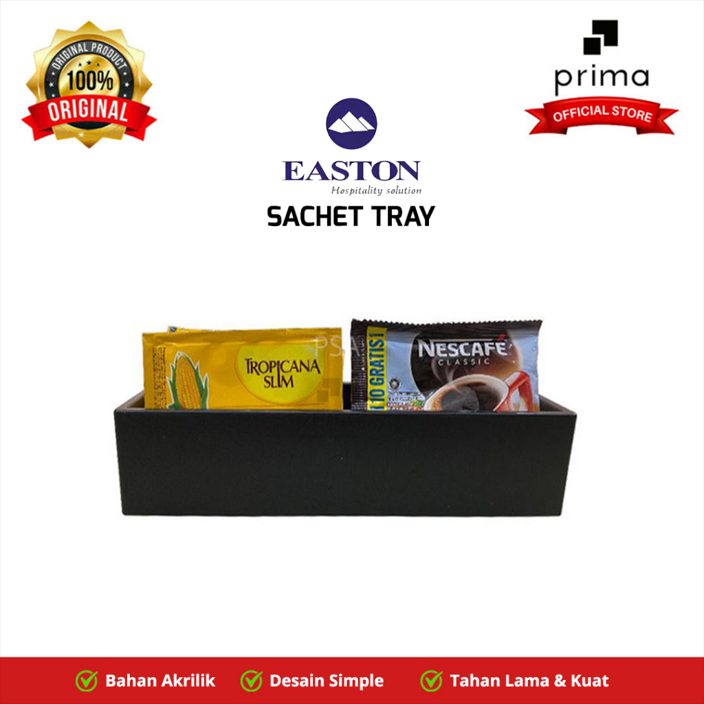 tempat penyimpanan kopi | Tatakan Kopi Sachet|Sachet Tray  Hotel Easton