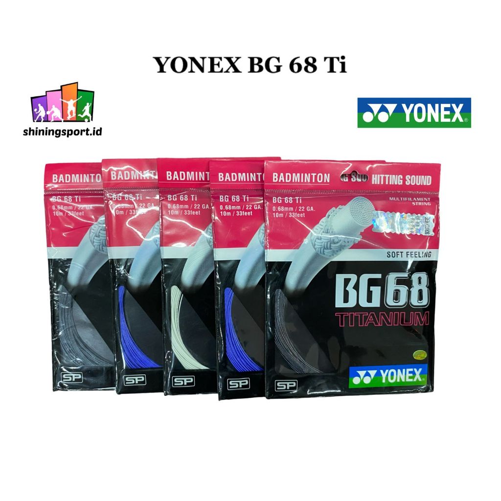 Senar Badminton Yonex BG 68 Titanium