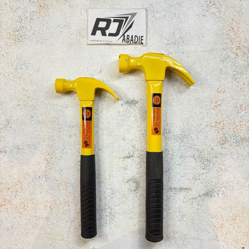 Palu Kambing Gagang Besi Grip Karet New Deland 8 16 OZ