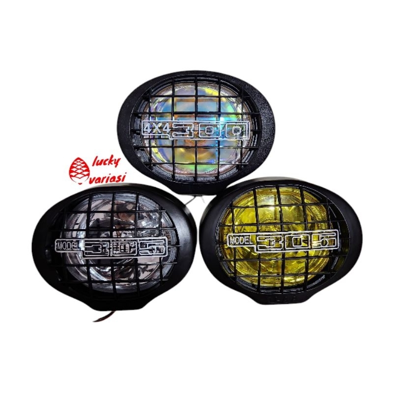 *HARGA SATUAN* FOGLAMP LAMPU KABUT SOROT TEMBAK 305 UNIVERSAL MOBIL MOTOR