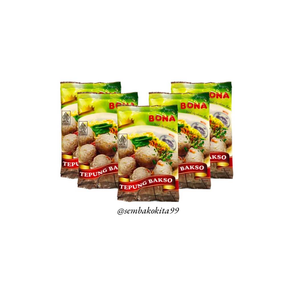 

BONA Tepung Bakso 32gr Dapat 10 Pcs