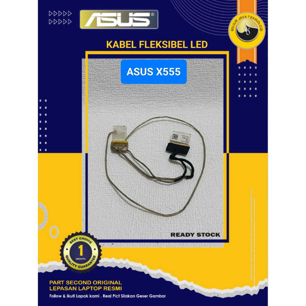 Kabel LED LCD LVDS Flexible Laptop Asus X555B X555L X555LD X555D X555Q Original Genuine Second