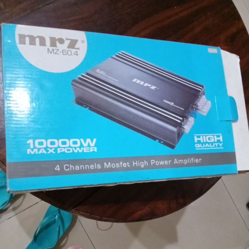 power mobil 4ch mosfet merk MRZ MZ-60.4 high power amplifier