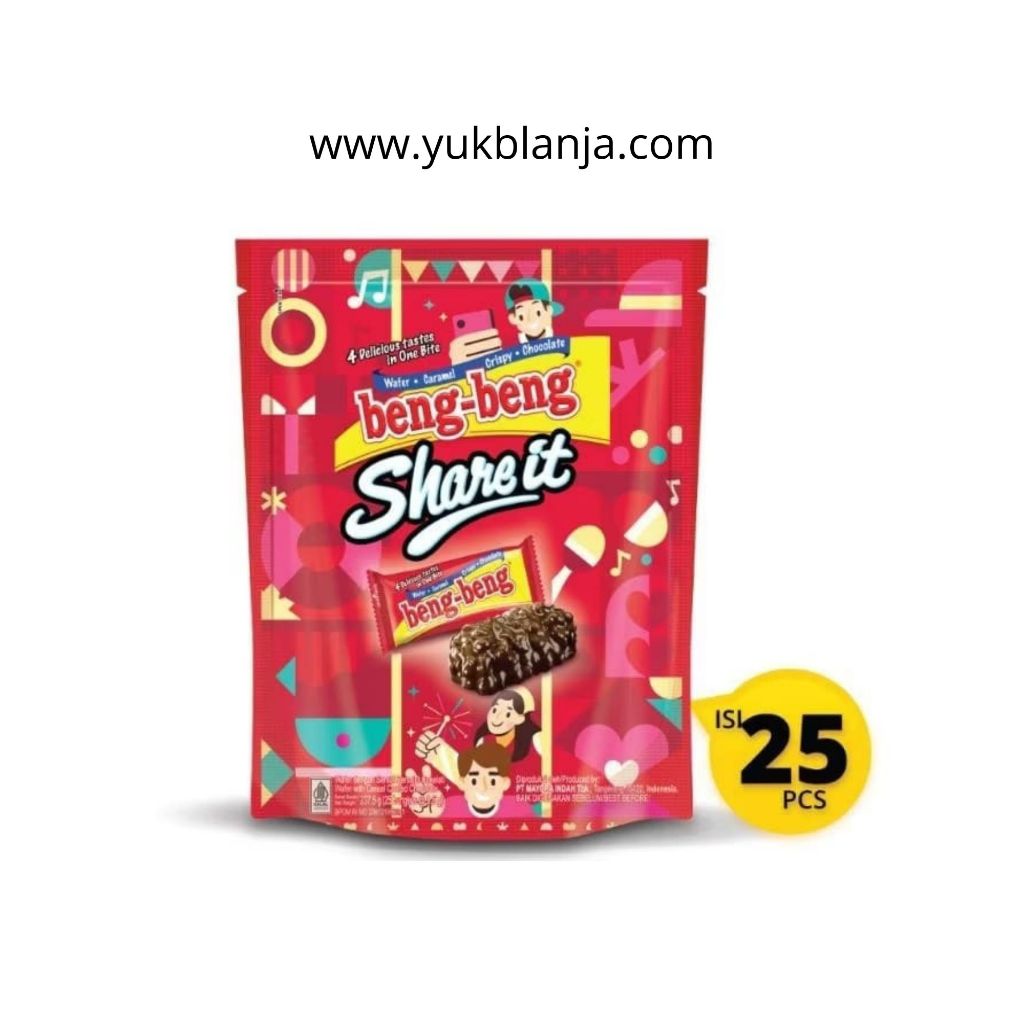 

[1 DUS ISI 6] BENG-BENG WAFER CHOCOLATE SHARE IT ISI 25