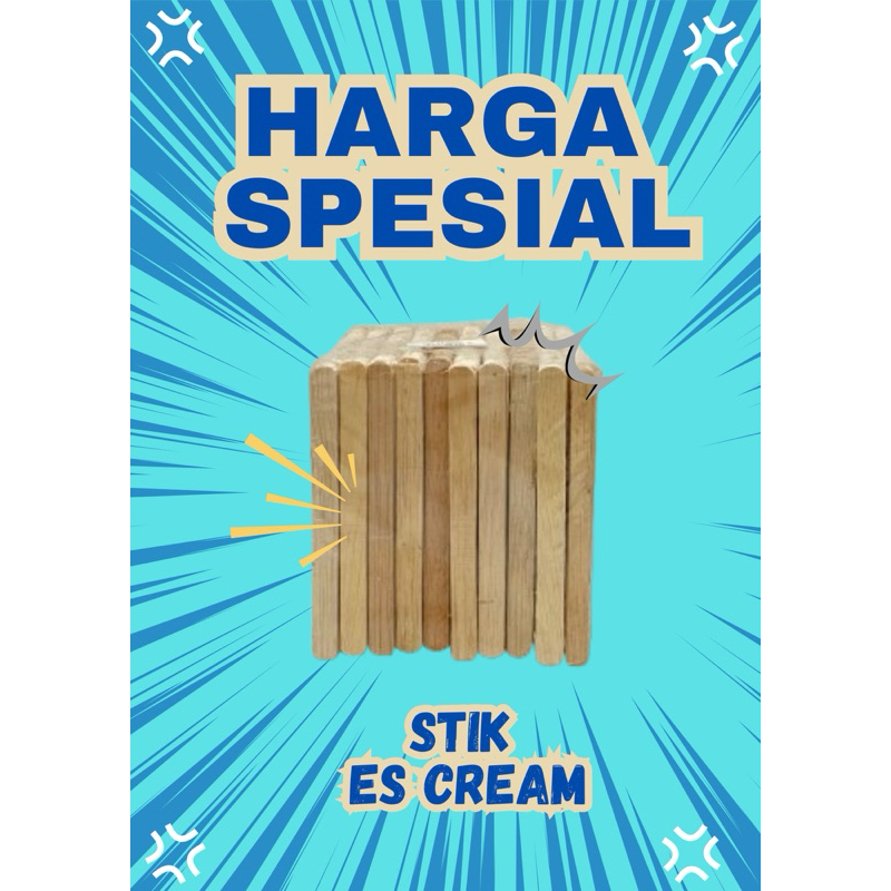 

STIK ES CREAM KAYU RINGAN
