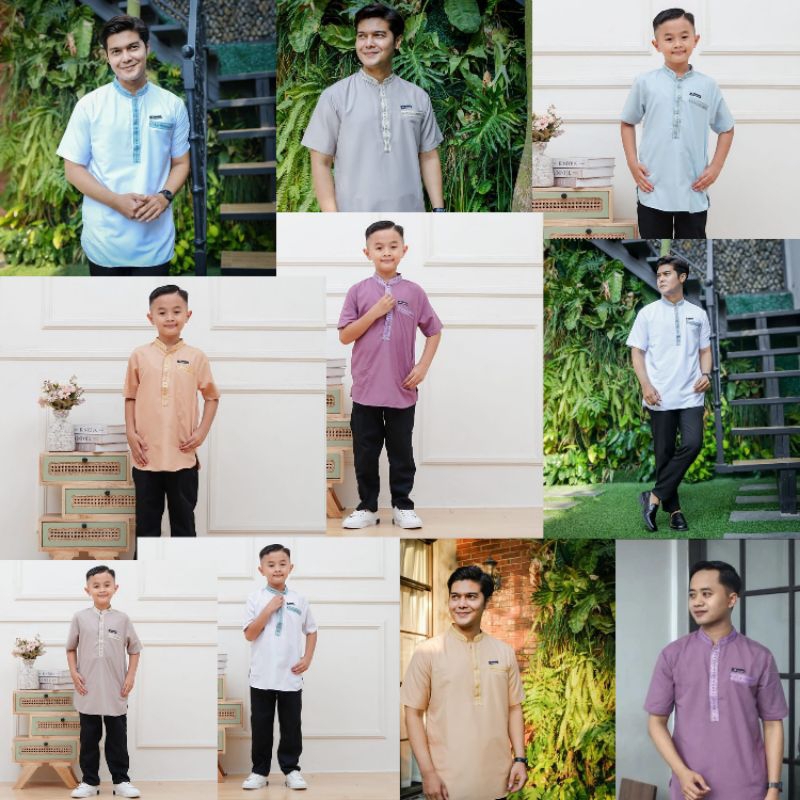 KOKO KURTA "AL AMIN" COUPLE AYAH DAN ANAK