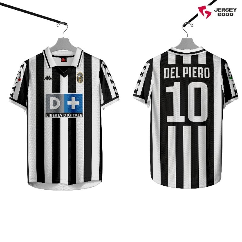 JERSEY RETRO||JUVENTUS1999||BAHAN NIKE||KERAH POLO V-NECK