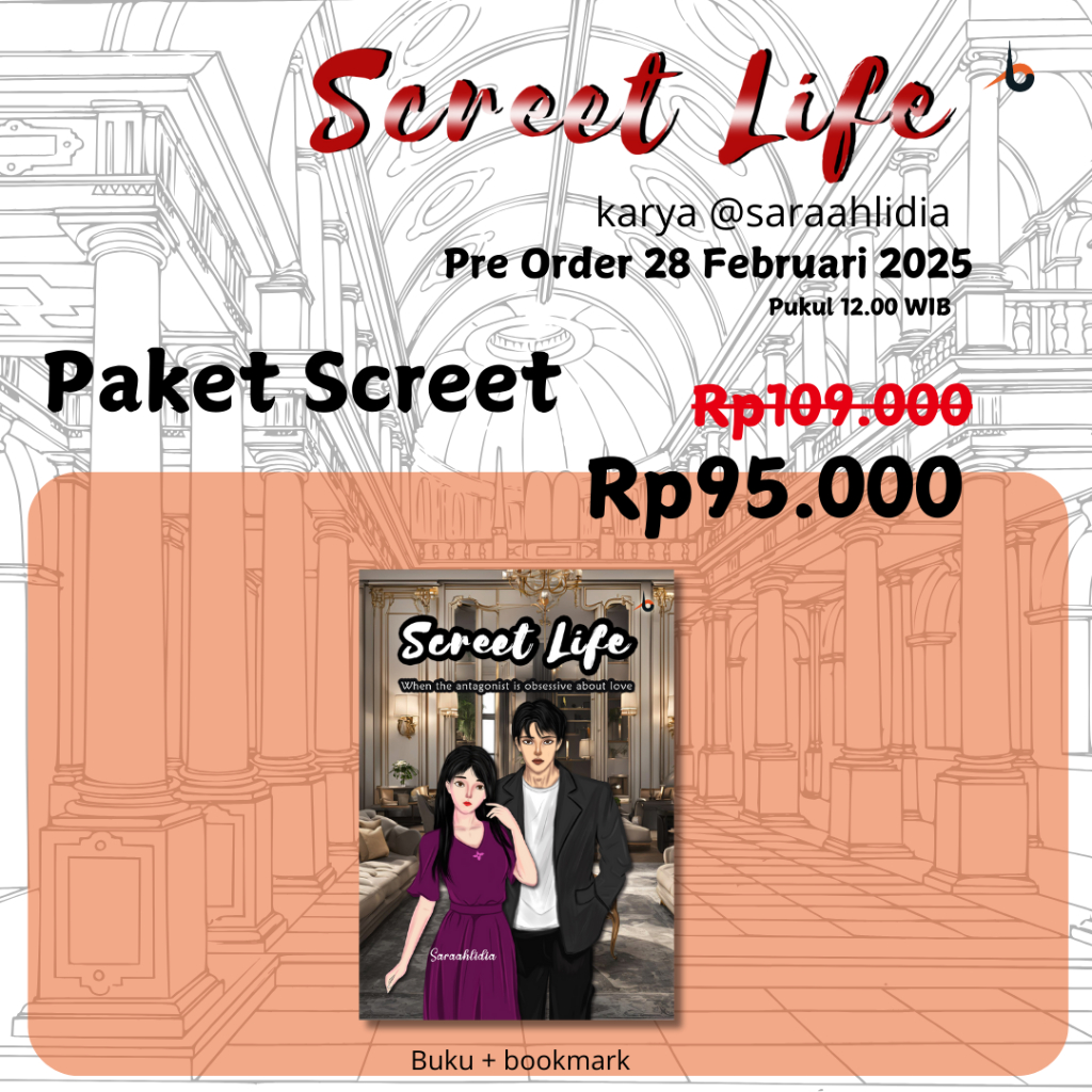 Novel Screet Life ; Buku + Bookmark