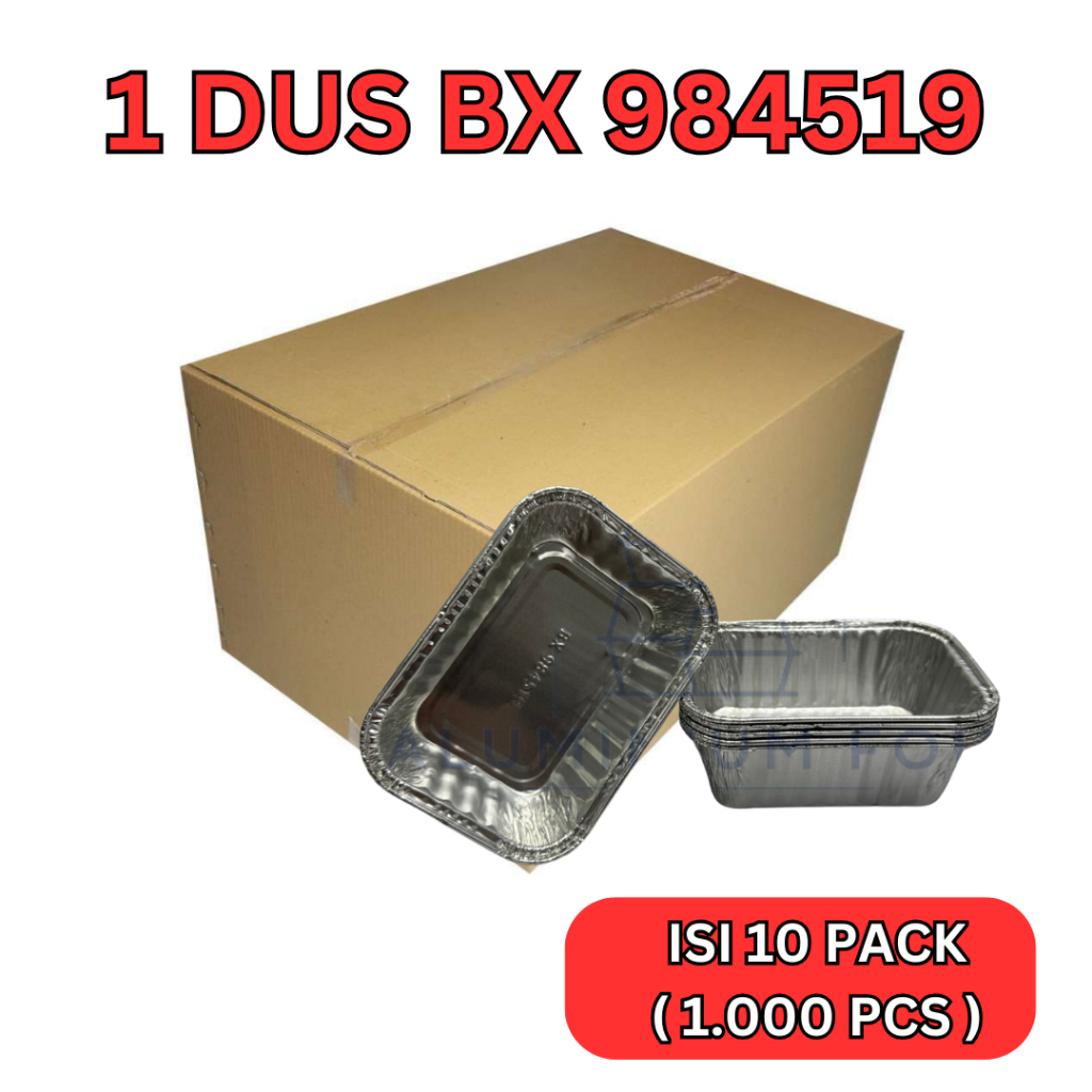 Wadah Aluminium Foil Cup 1 Dus Bx 984519 Ukuran Kecil 140 Ml  Untuk Dimsum Mentai