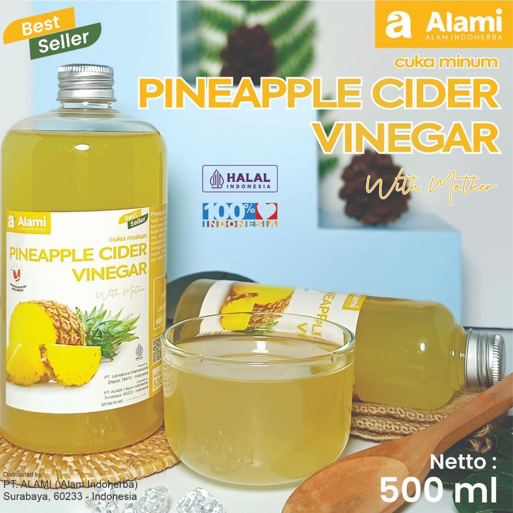 

Alami Cuka Nanas 500ML Original Untuk Diet Detox Mengatasi Pencernaan | Alami Cuka Nenas 500ml