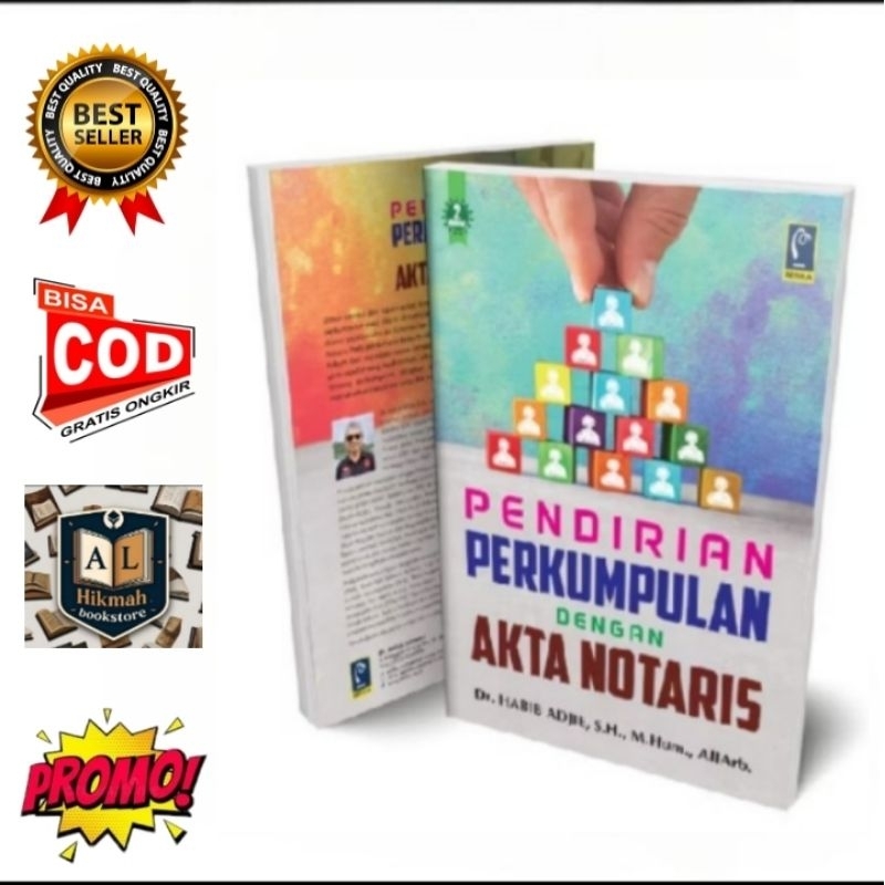 buku pendirian perkumpulan dengan akta notaris Dr,Habib adije S,H