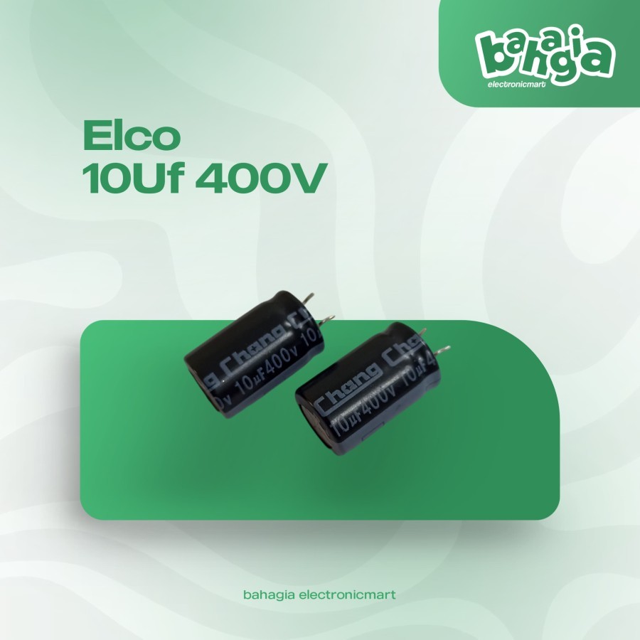ELCO 10 400v / Elco 10400volt / Elco 10uf 400v/ 10 uf 400v