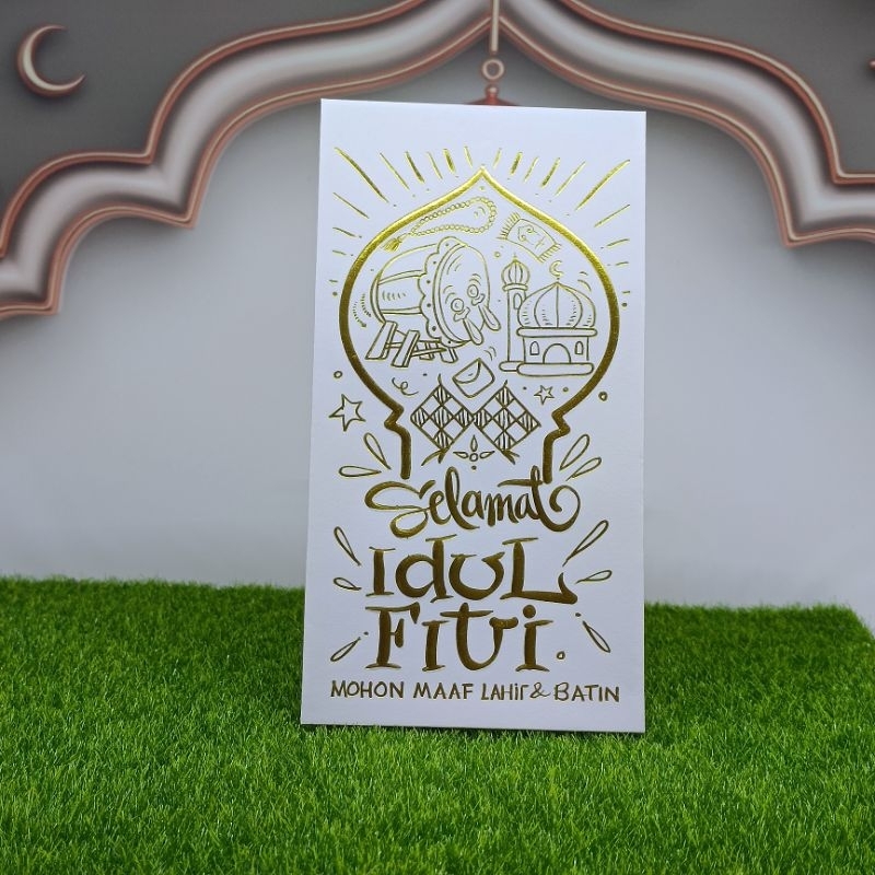 

Amplop Panjang Poli Emas dan Poli Tembaga