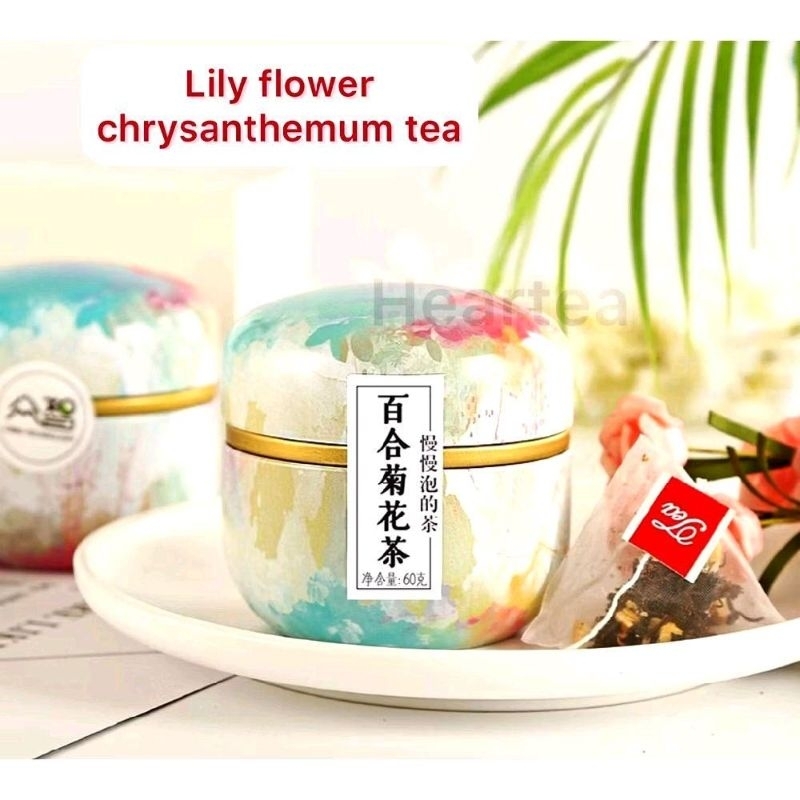 

FLOWER TEA / TISANE TEA / TEH HERBAL-LILY CHRYSANTHEMUM TEA (15 PACK)