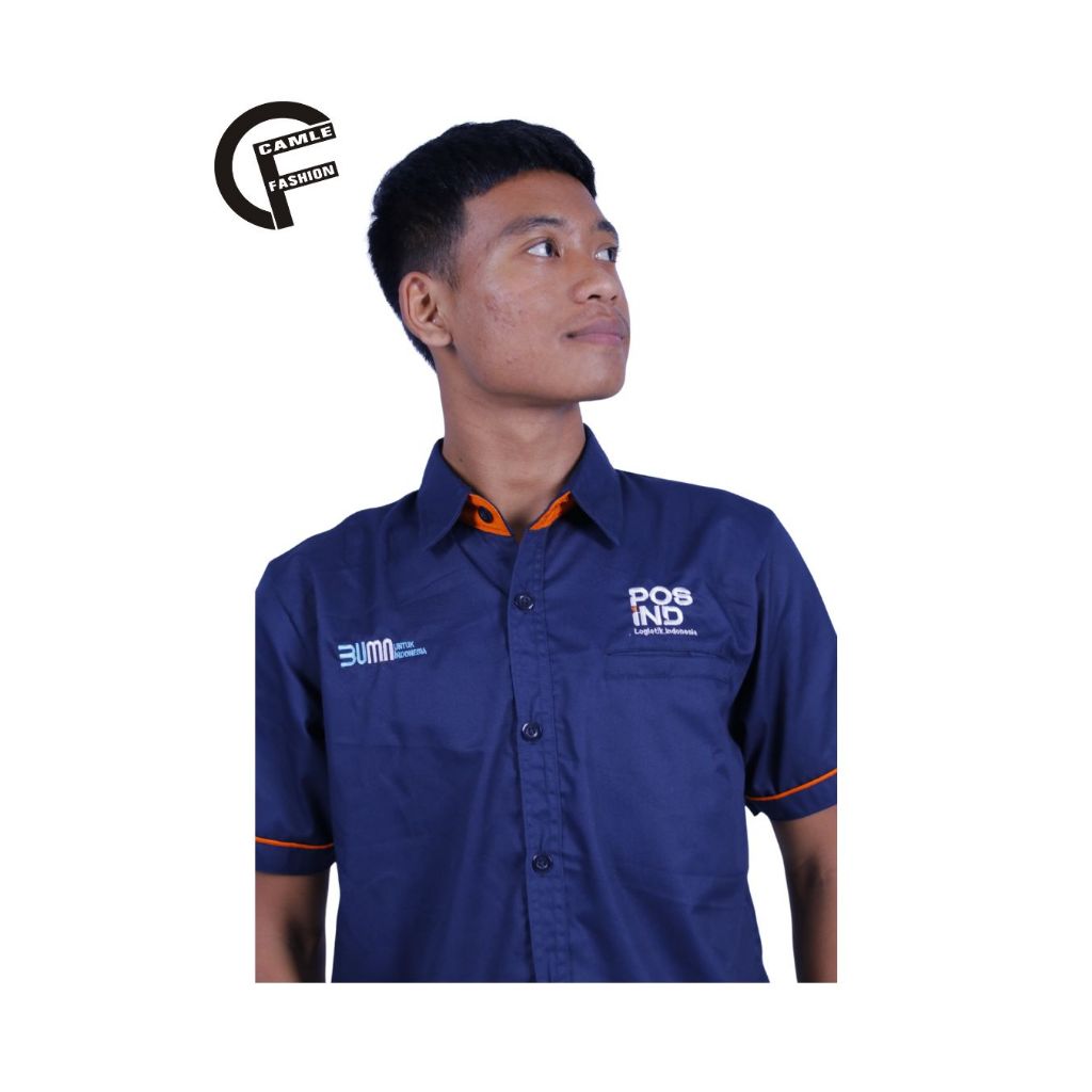 Kemeja Pos / Seragam Pos / Kemeja Seragam Pos / Kemeja Pos BUMN / Kemeja Pos Terbaru / Kemeja Kerja
