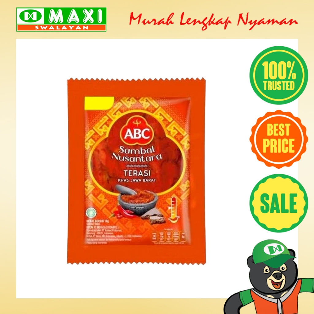 

ABC Sambal Nusantara Terasi 15gr isi 10pcs