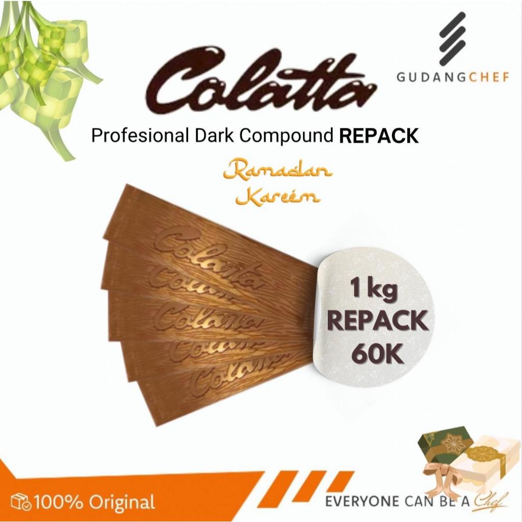 

Colatta Coklat Batang Colatta Profesional Dark Chocolate Compound REPACK 1 kg Special Ramadhan