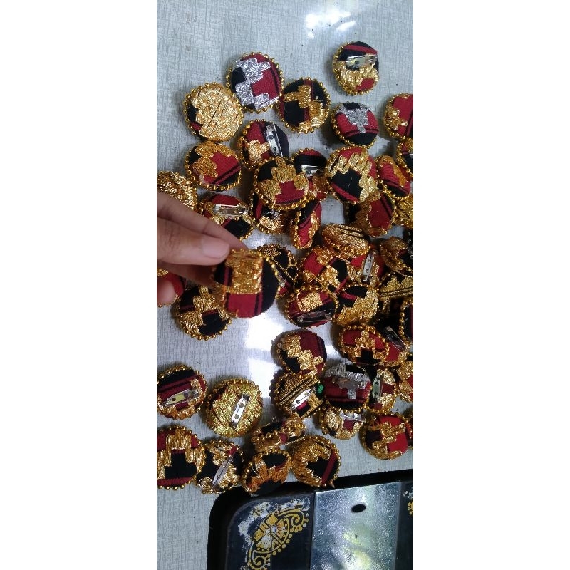 ( bisa cod) bros koin tapis lampung oleh oleh khas lampung souvenir tapis lampung