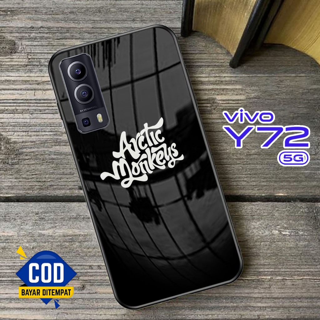Softcase Kaca VIVO Y72 (5G) - Case Handphone VIVO Y72 (5G) [T74].