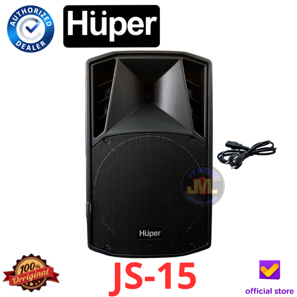 Huper JS15 15-Inch Speaker Aktif Original Huper JS-15 Active Speaker