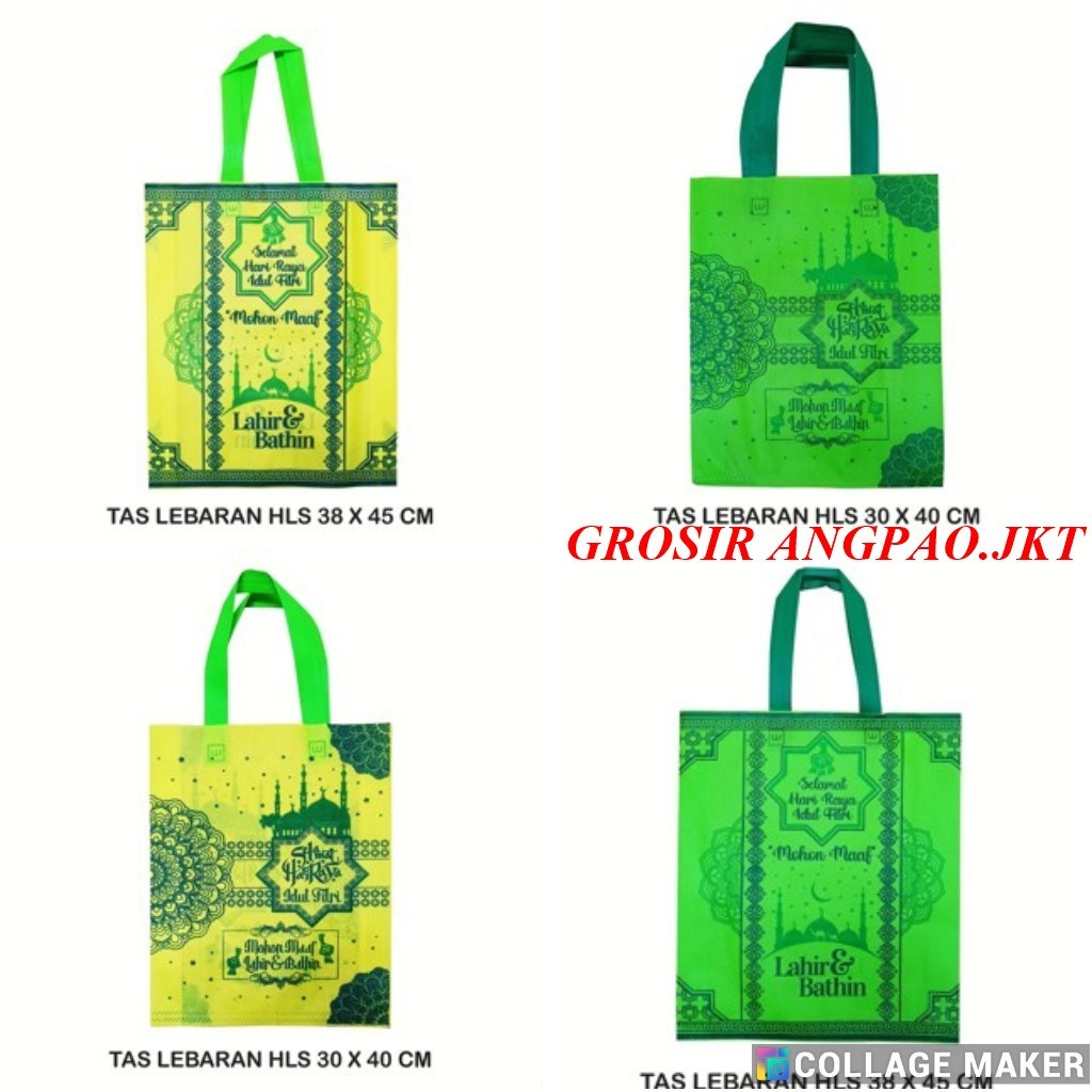 

Tas Spundbond Idul Fitri Kantong Lebaran Bingkisan Parcel Goodiebag Lebaran