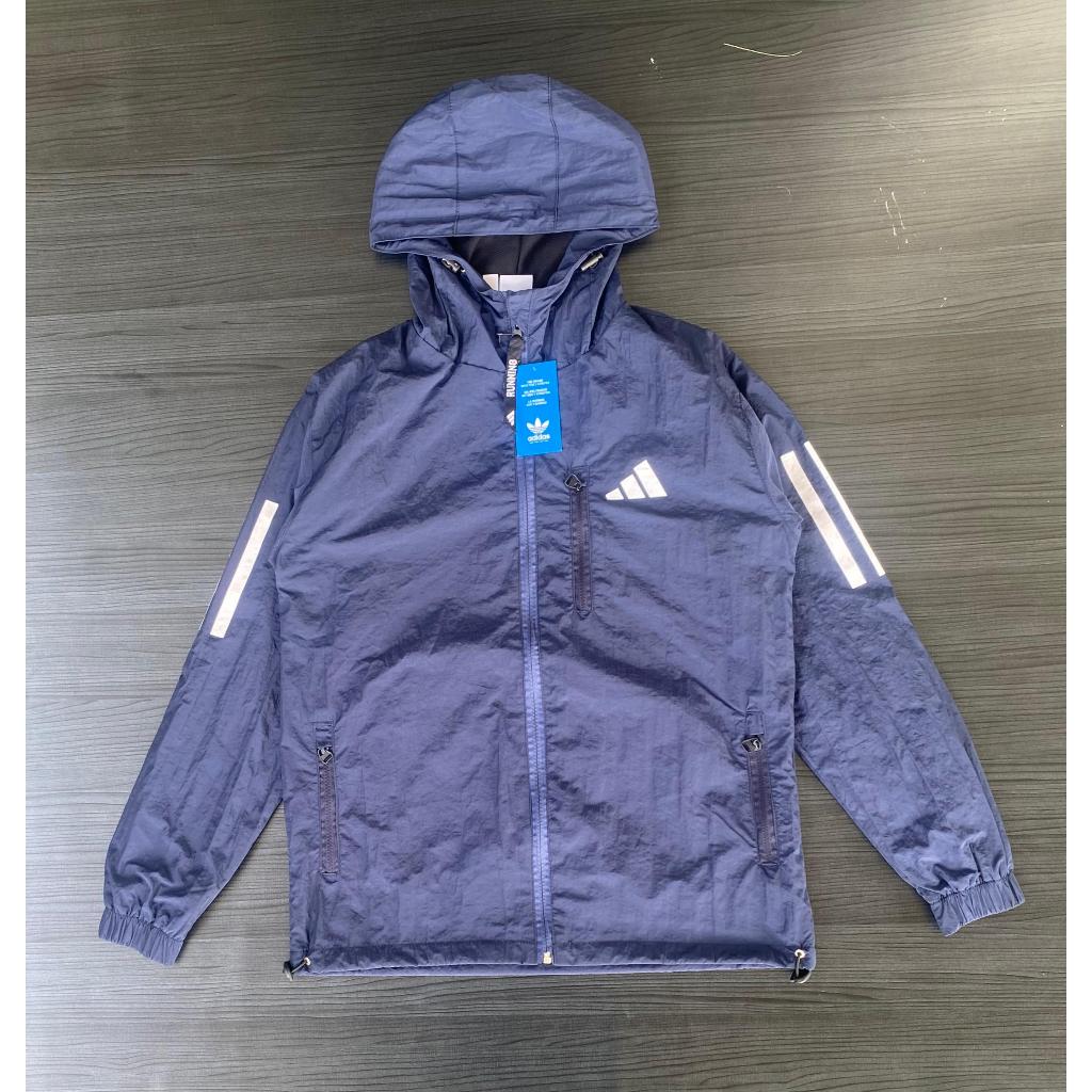 CUCI GUDANG JAKET ADIDAS RUNNING ANTI AIR PARASUT WATERPROOF