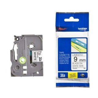 

Label Tape Brother TZE-221 Black On White UK 9MM TZE 211