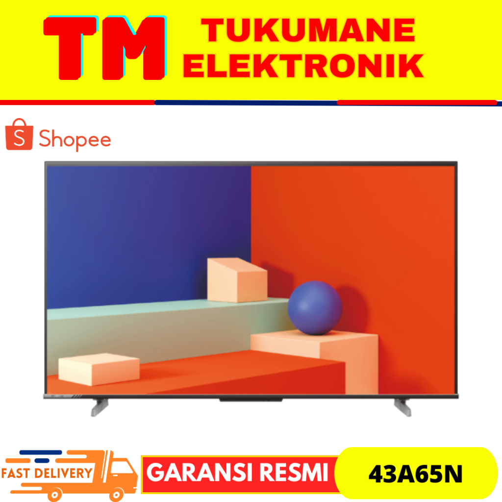 HISENSE 43A65N Smart TV 43" Sports Concept Design 4K A65N 43A65N