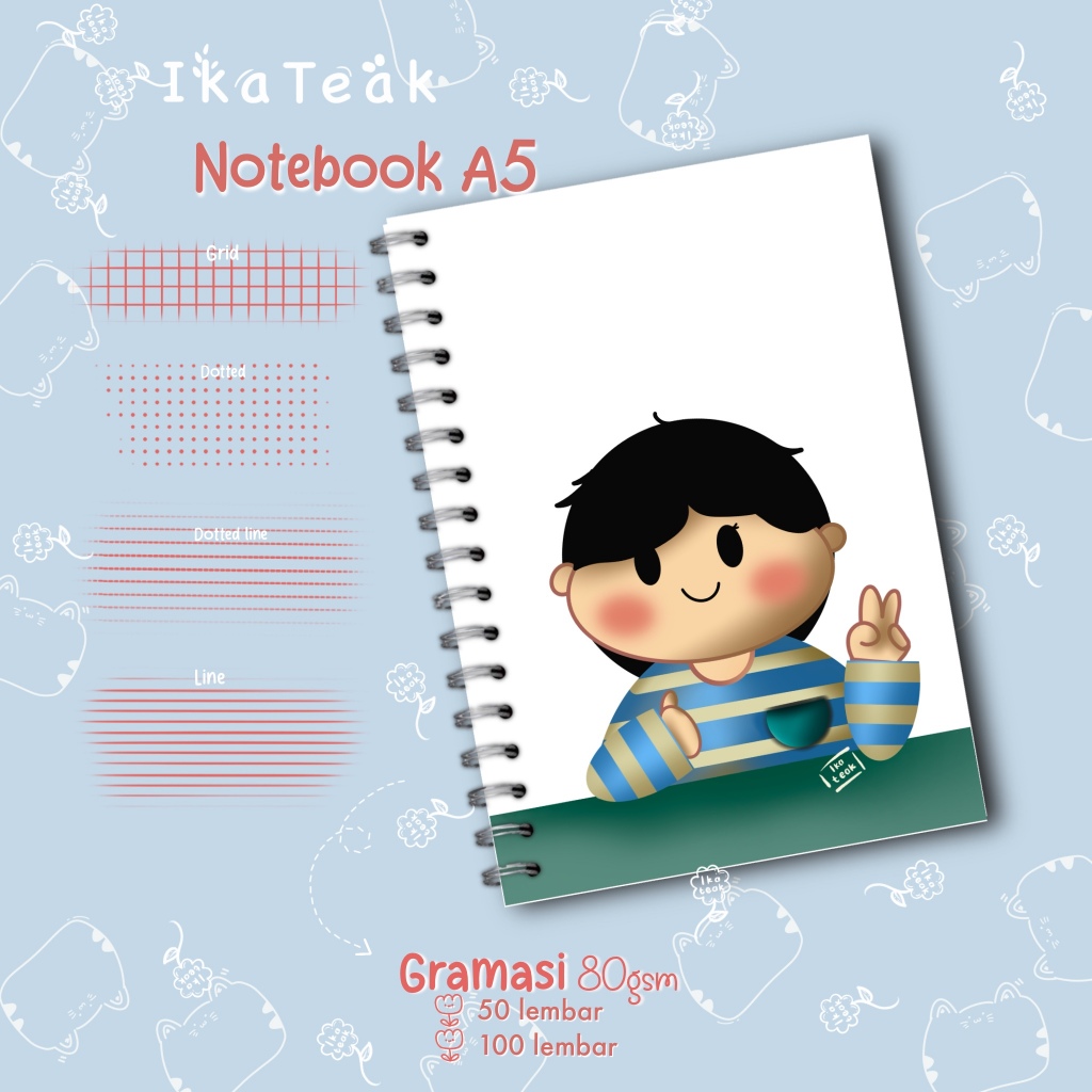 

Notebook A5 / binder / journal / buku tulis Handsome