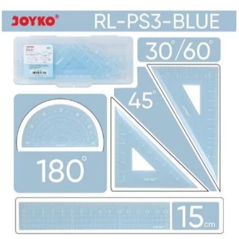 

Joyko Ruler Set / Set Penggaris RL-PS3
