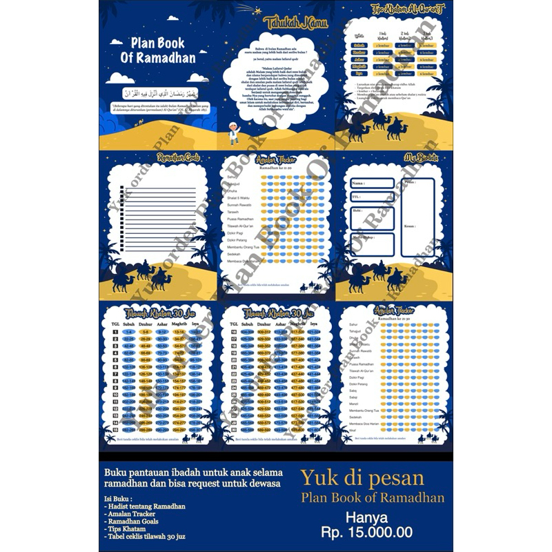 

book plan of ramadhan