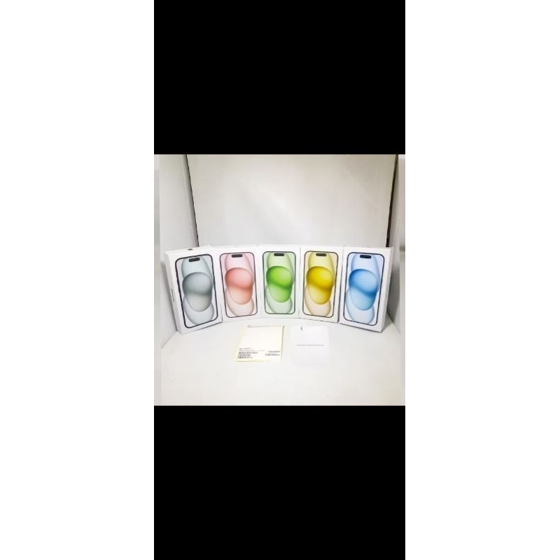 

dus box iPhone 15 ready semua warna free request sticker