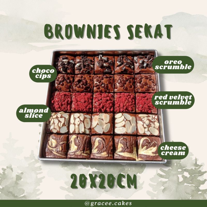 

Fudgy Brownies Sekat | Brownies | Brownies Panggang | Brownies Hampers