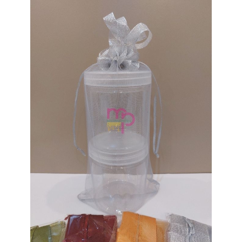 kantong serut jaring tile toples