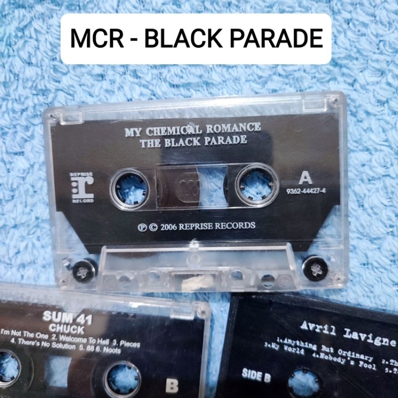 Kaset pita MCR My Chemical Romance The Black Parade no cover dapat Bonus 4 Kaset