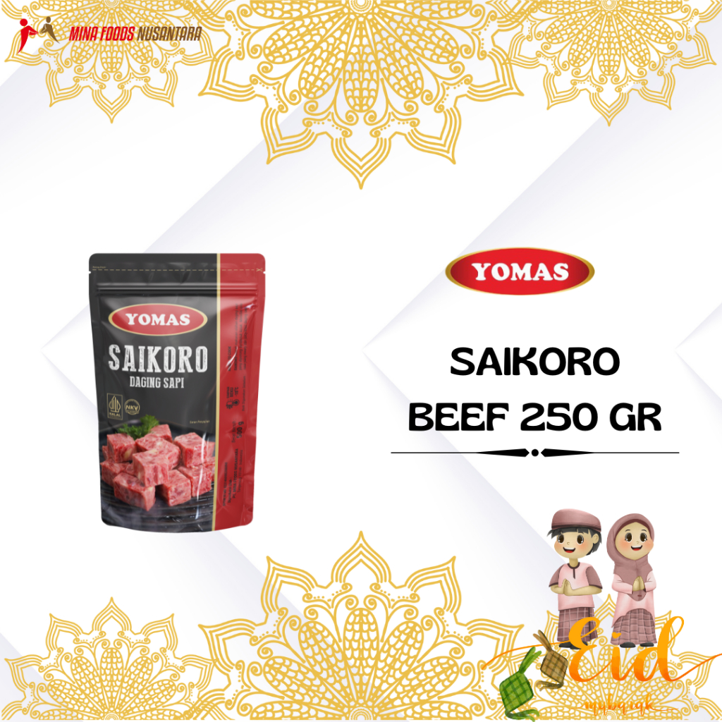 

YOMAS BEEF SAIKORO CUBE 250GR