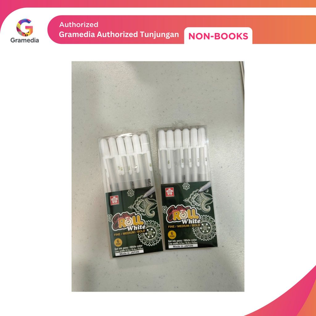 

Gramedia Tunjungan : Sakura Gelly Roll White set 6