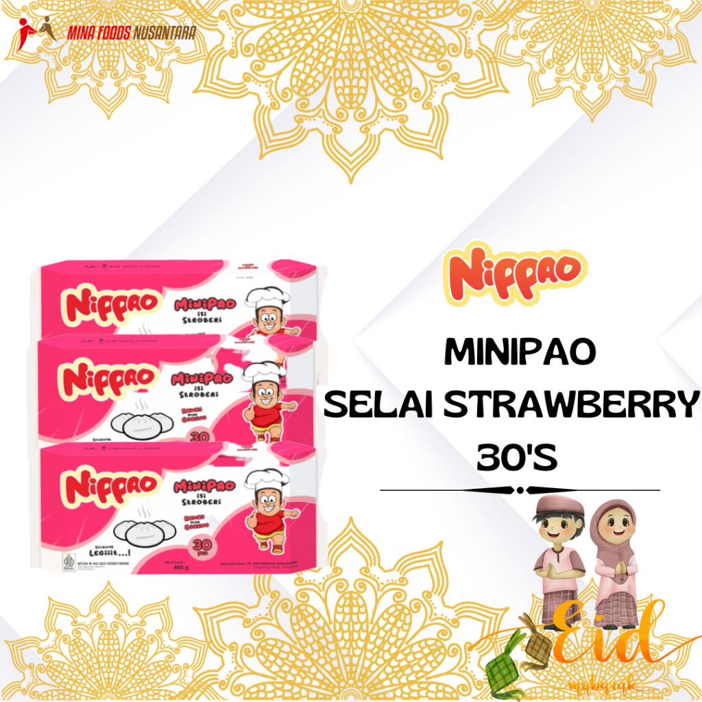 

NIPAO - MINIPAO ISI RASA STRAWBERRY ISI 30 - 480GR