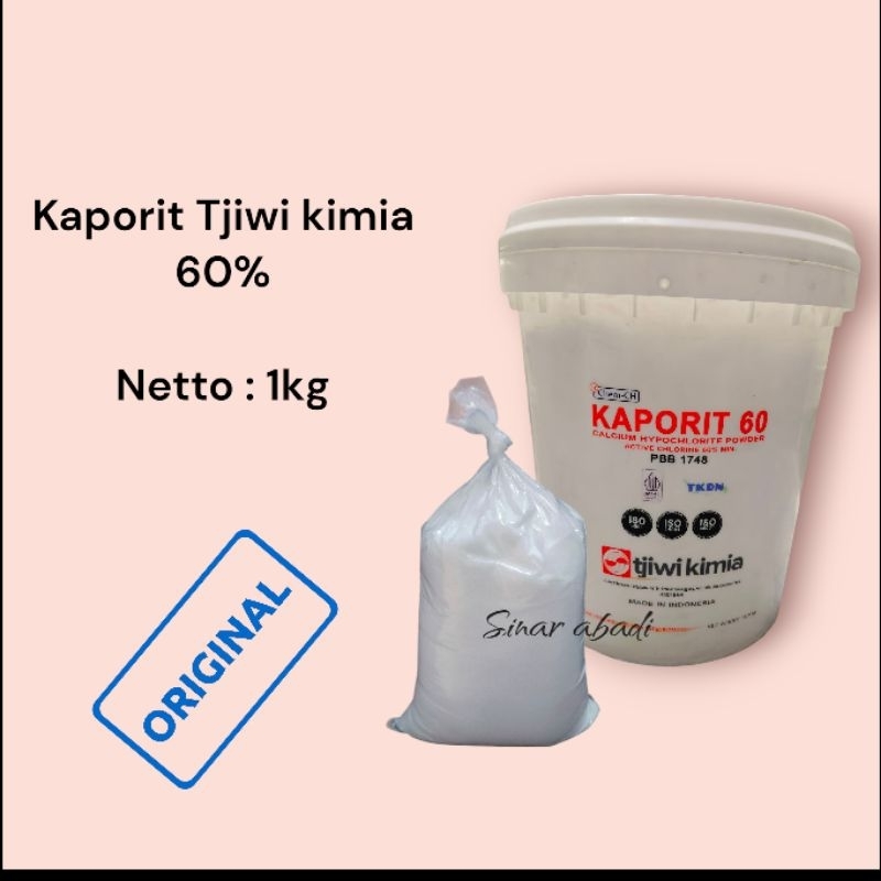 kaporit Tjiwi kimia 60% @1kg