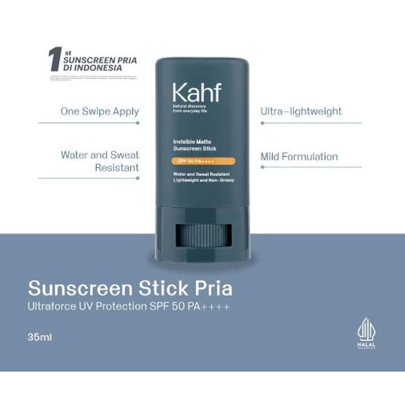 Kahf Invisible Matte Sunscreen Stick 22 g