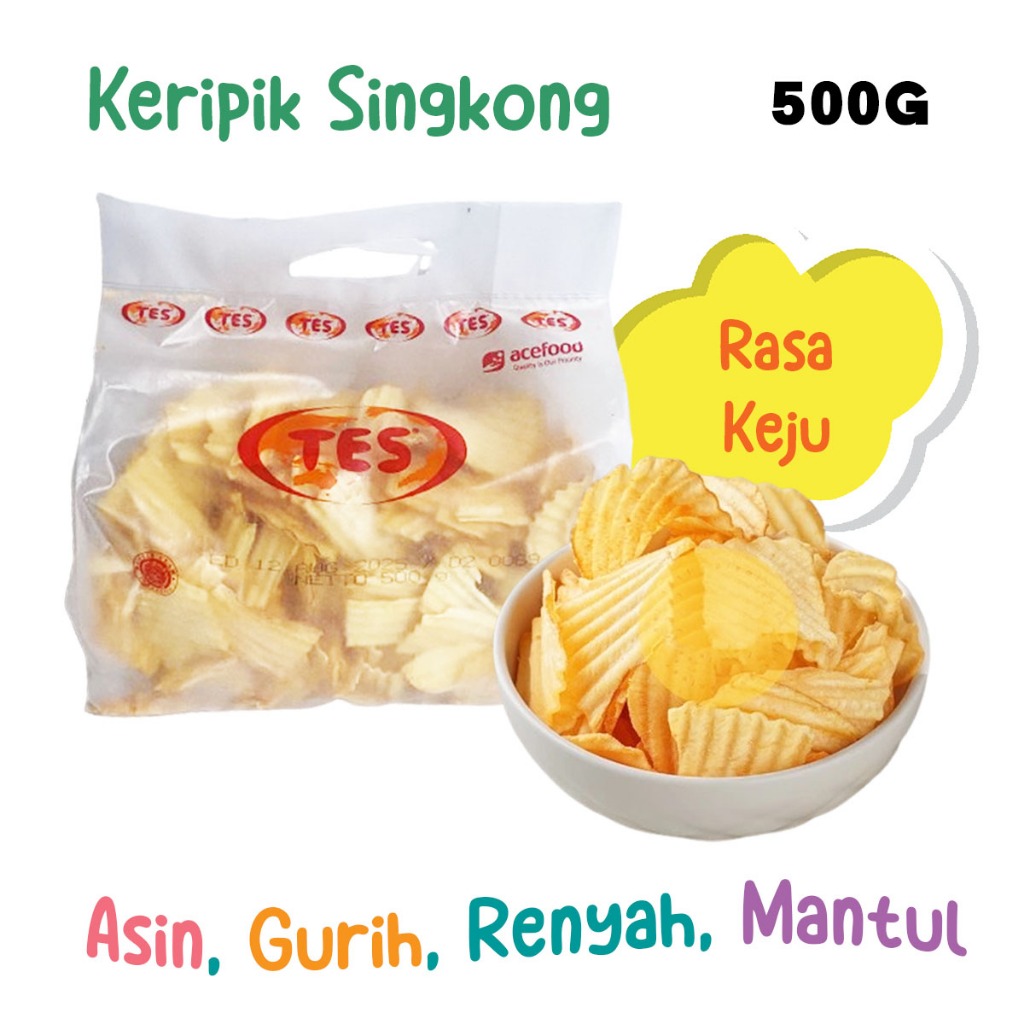 

RB ACEFOOD TES Stik Sambal Balado Keripik Singkong Balado Kripik Singkong Keju Kriuk Snack Halal