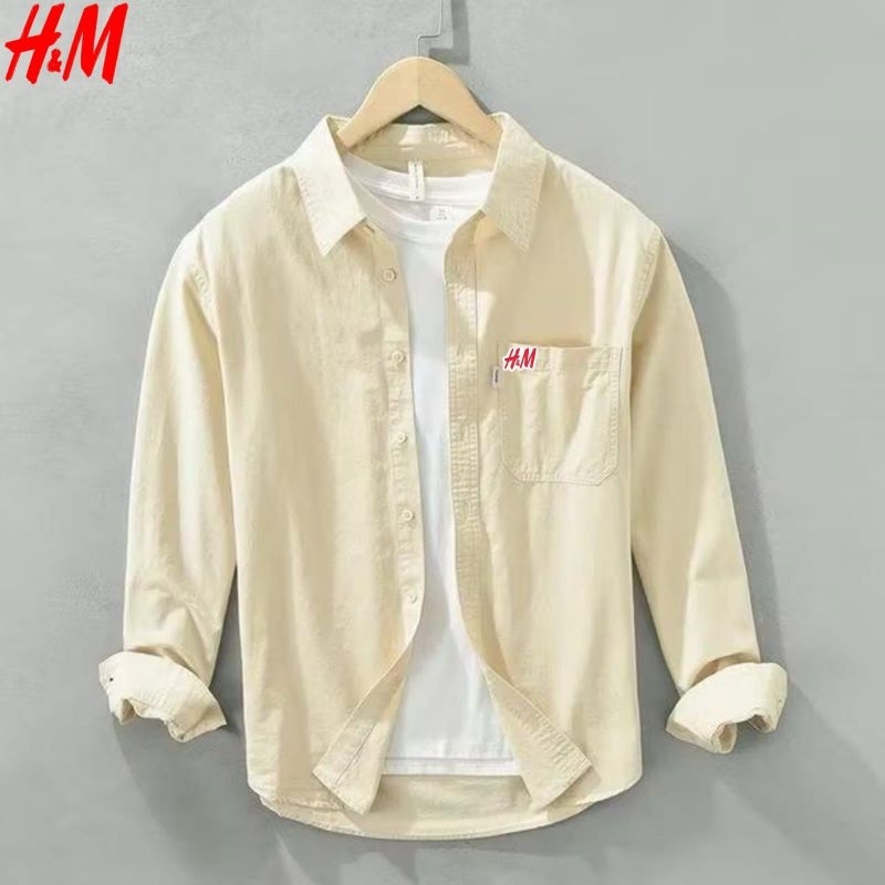 kemeja Polos Pria Lengan panjang kemeja Keren Kemeja Basic Pria Kemeja Casual kemeja Keren Kemeja fo