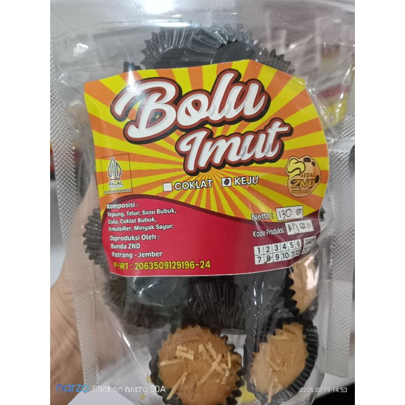 

Bolu Imut Keju 130gr