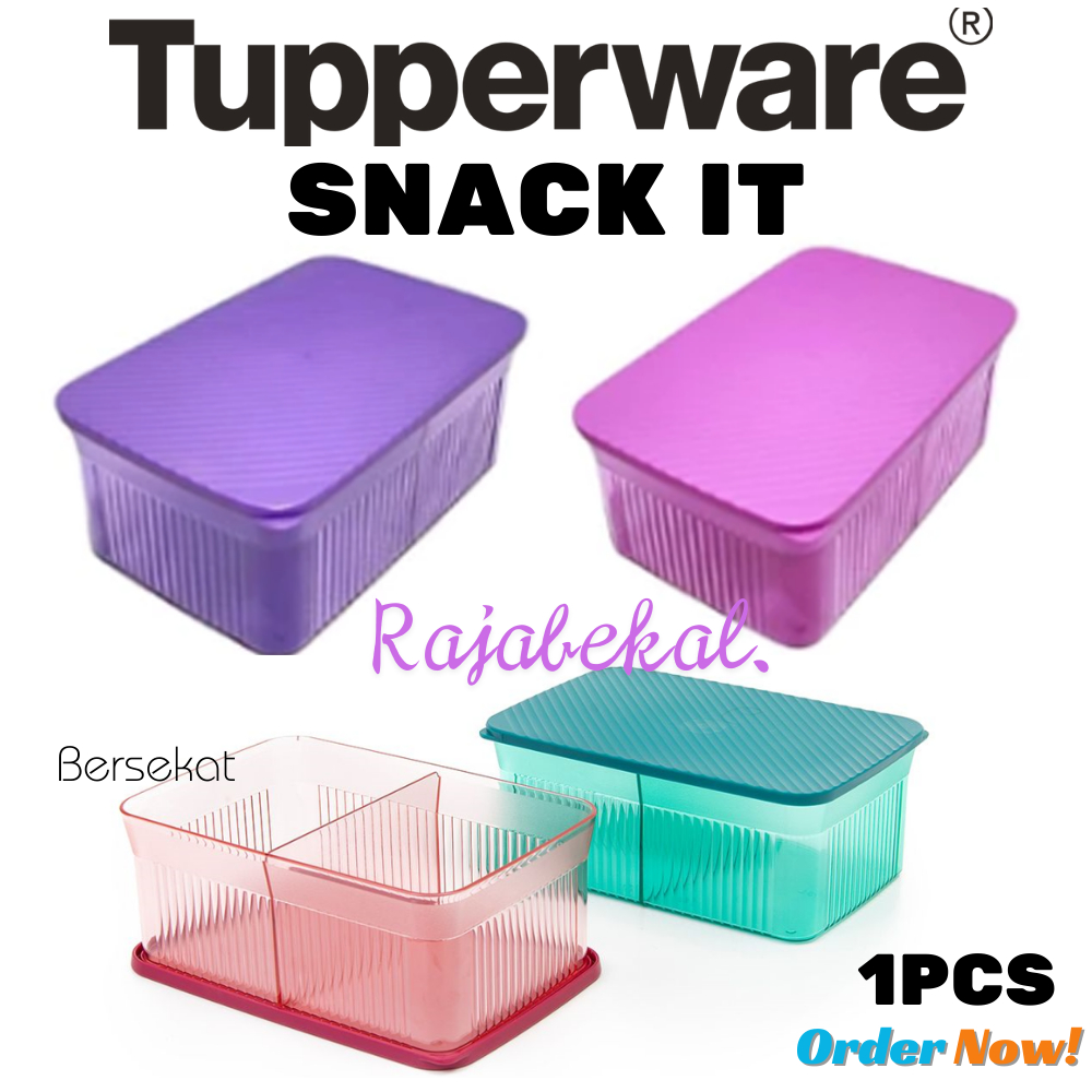 PROMO Tupperware  Snack IT UNGU MEI toples kue sekat mewah lebaran LILY