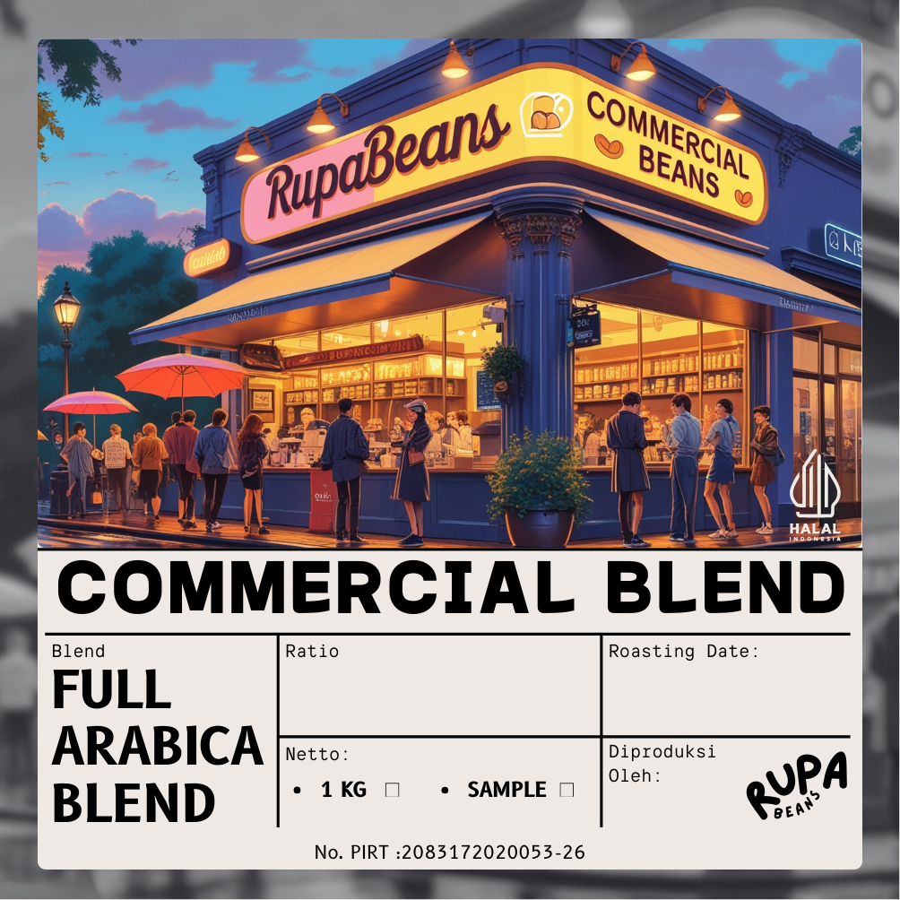 

Kopi Custom Blend Full Arabica untuk kebutuhan Komersil by RupaBeans
