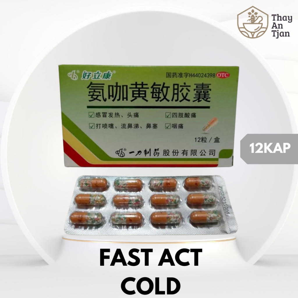 FAST ACT COLD CAPSULES | OBAT DEMAM | OBAT GEJALA FLU | SAKIT KEPALA
