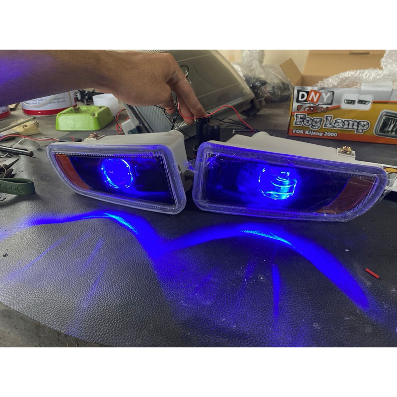 Foglamp Kijang Kapsul 2000-2002 Biled Matrix 1,5inch ice blue
