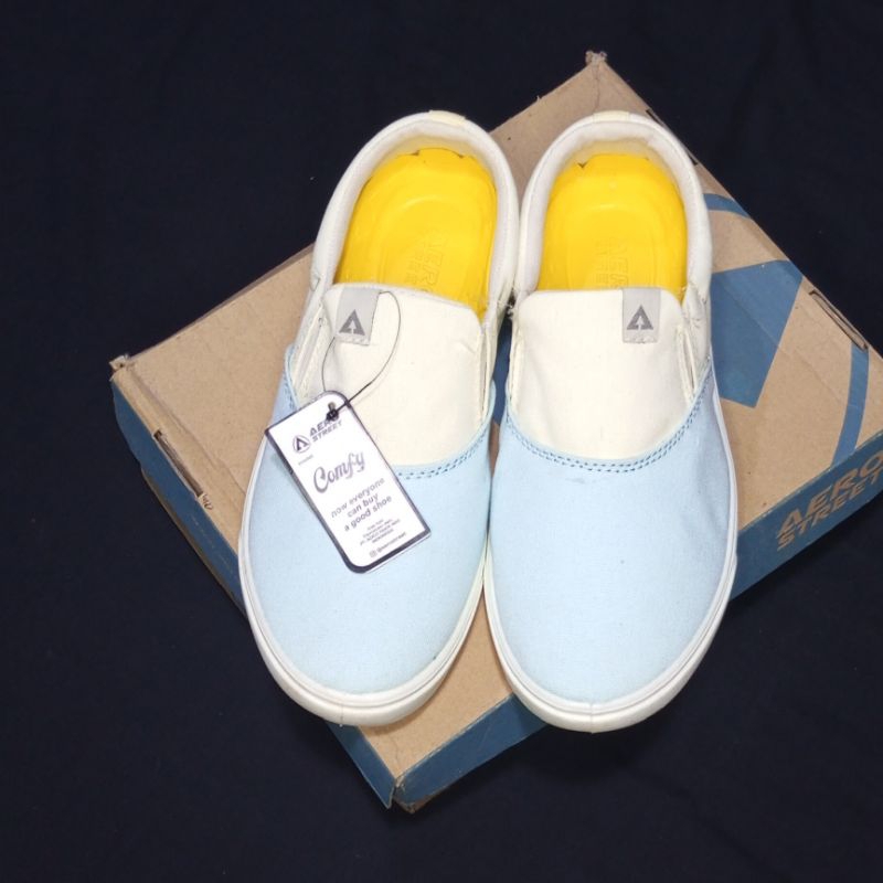 Aerostreet sepatu slip on untuk cewe cowo