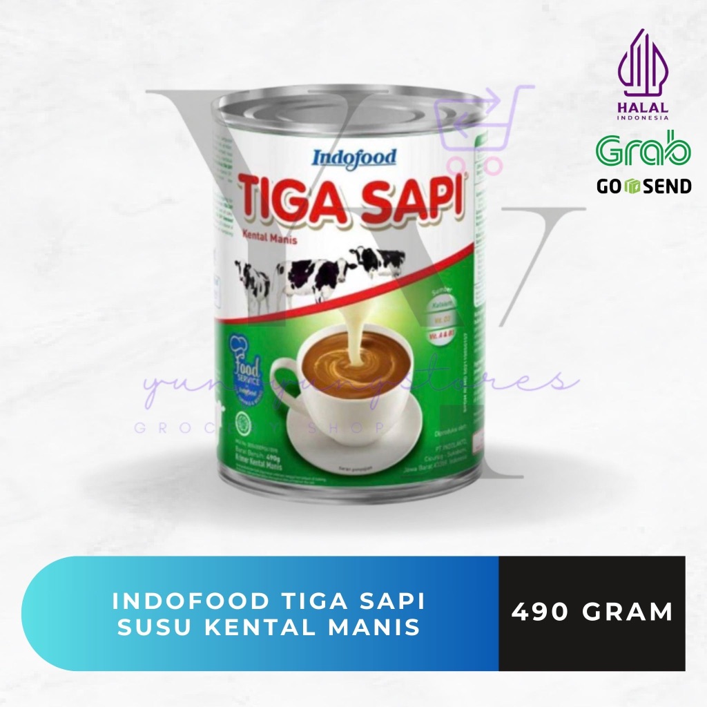 

Susu Kental Manis Tiga Sapi Kaleng 490 gram